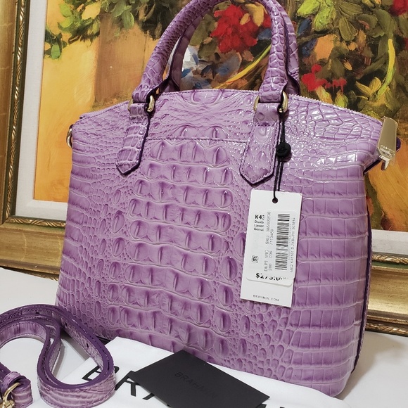 Purple Iris Brahmin Lilac Melbourne Lavender Brahmin Purse 2025